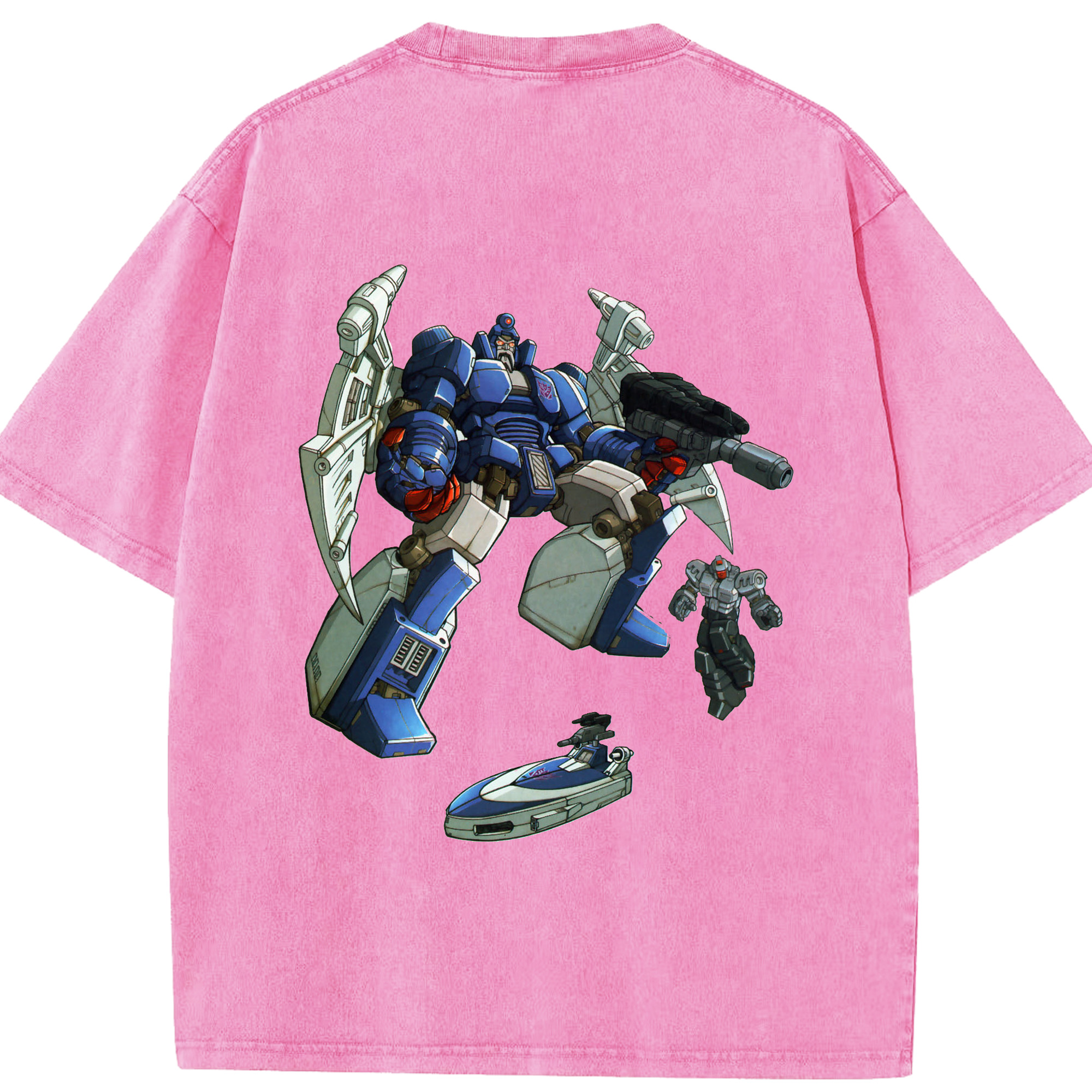 （画像用）  綿100% ヴィンテージ風 半袖Tシャツ（背面プリント）